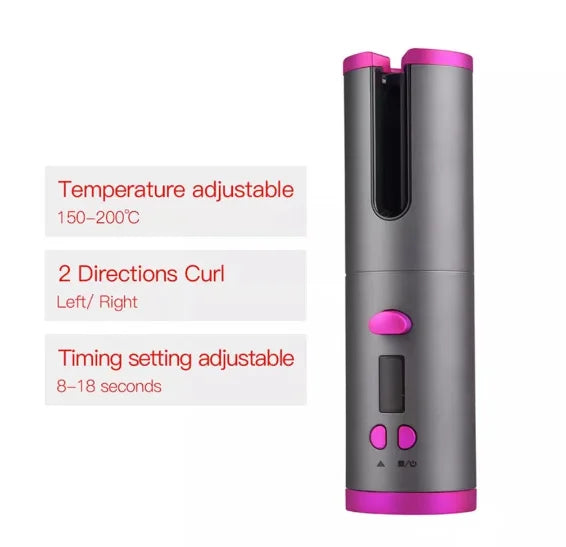 Professional USB Portable Wireless Automatic Hair Curler Finisher