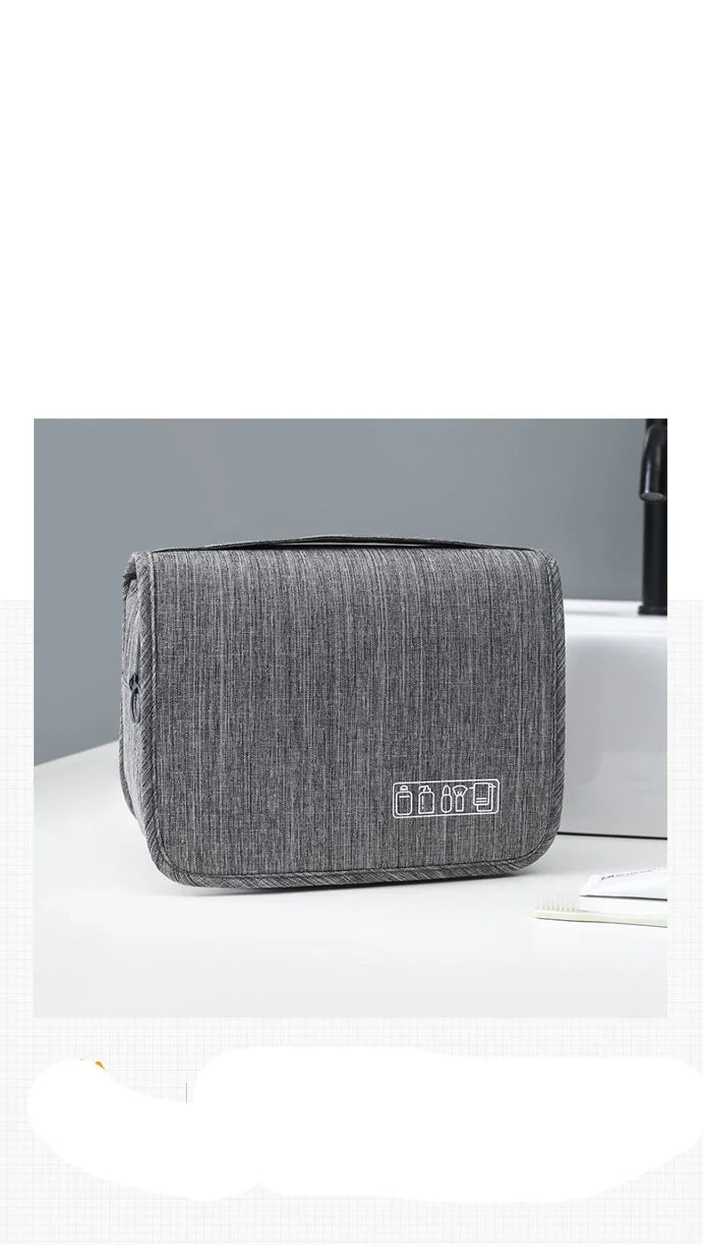 Oxford Fabric Men Business Portable Storage Bag Toiletries Organizer Women Cosmetic Bag Waterproof Hanging Travel Wash Pouch