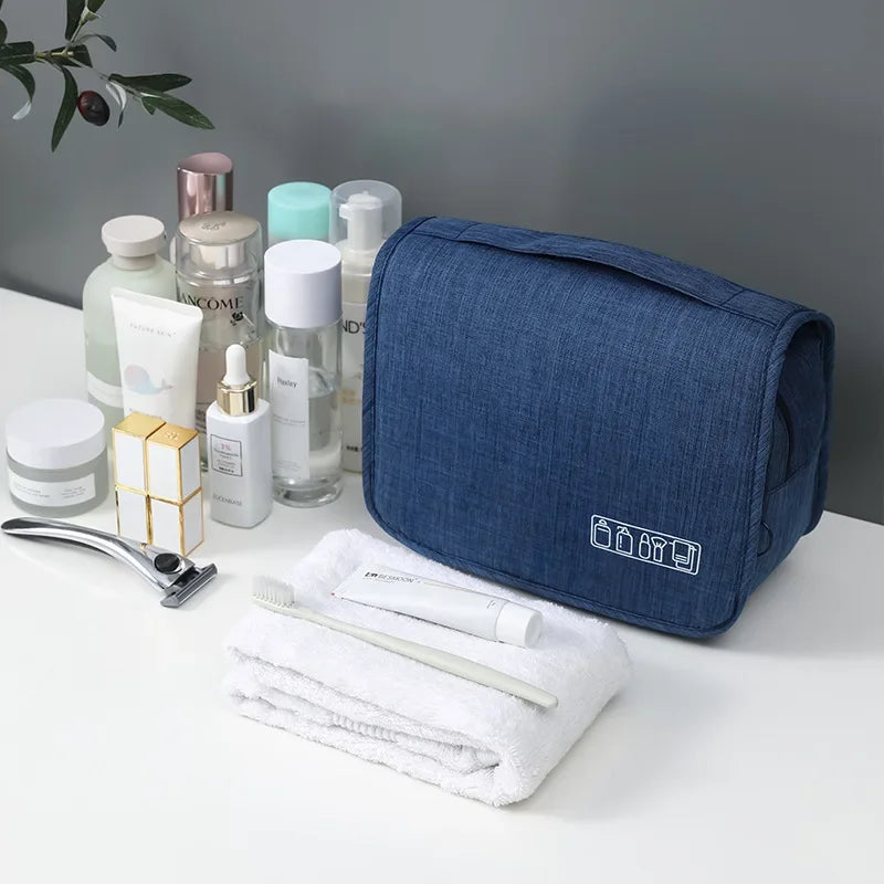 Oxford Fabric Men Business Portable Storage Bag Toiletries Organizer Women Cosmetic Bag Waterproof Hanging Travel Wash Pouch