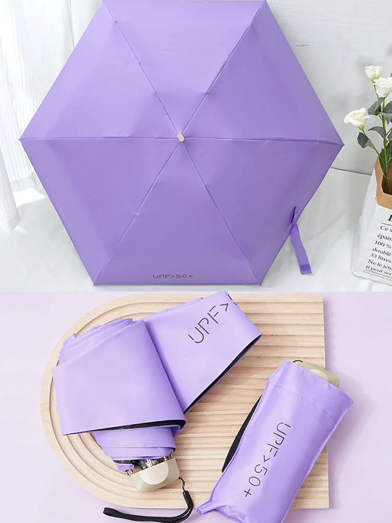 Xiaomi Outdoor Mini Sun Umbrella UV Protection Ultralight Folding Five-fold Umbrella Sunshade Umbrella